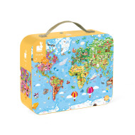 Janod Mapa sveta v kufríku 300 - cena, srovnání