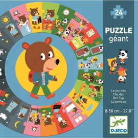 Djeco Obrovské puzzle - Deň
