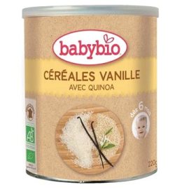 Babybio Kaša nemliečna rýžovoquinoová s vanilkou 220g