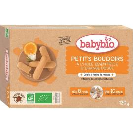 Babybio Piškóty s esenciálnym olejom sladkého pomaranča 120g
