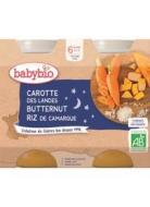 Babybio Mrkva, tekvica, ryža 2x200g - cena, srovnání