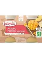 Babybio Príkrm jablko mango 2x130g - cena, srovnání