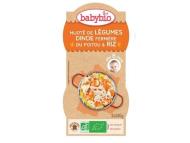 Babybio Zelenina s morčacím mäsom a ryžou 2x220g - cena, srovnání
