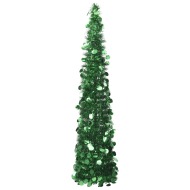 vidaXL Rozkladací umelý vianočný stromček zelený 180cm PET - cena, srovnání