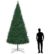 vidaXL Umelý vianočný stromček 400 cm , zelený - cena, srovnání
