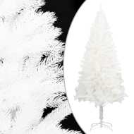 vidaXL Umelý vianočný stromček, realistické ihličie, biely 120cm - cena, srovnání