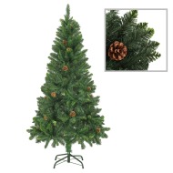 vidaXL Umelý vianočný stromček s borovicovými šiškami zelený 150cm - cena, srovnání