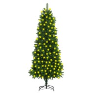 vidaXL Umelý vianočný stromček s LED 240cm zelený - cena, srovnání