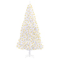 vidaXL Umelý vianočný stromček s LED 300cm biely - cena, srovnání