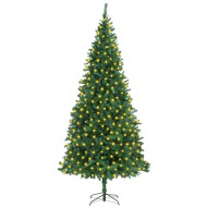vidaXL Umelý vianočný stromček s LED 300cm zelený - cena, srovnání