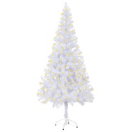 vidaXL Umelý vianočný stromček s LED a podstavcom 180cm 620 vetvičiek - cena, srovnání