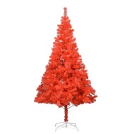 vidaXL Umelý vianočný stromček s podstavcom červený 180cm PVC - cena, srovnání