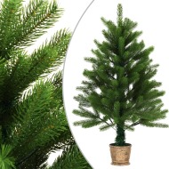 vidaXL Umelý vianočný stromček s realistickým ihličím zelený 90cm - cena, srovnání