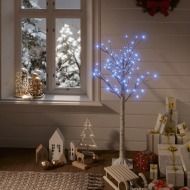 vidaXL Vianočný stromček 120 LED 1,2 m modrý vŕba vnútorný vonkajší - cena, srovnání