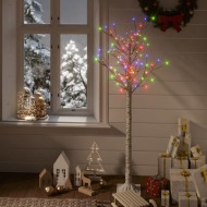 vidaXL Vianočný stromček 140 LED 1,5 m farebný vŕba vnútorný vonkajší - cena, srovnání