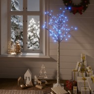 vidaXL Vianočný stromček 140 LED 1,5m modrý vŕba vnútorný vonkajší - cena, srovnání