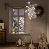 vidaXL Vianočný stromček 200 LED 2,2 m biela vŕba vnútorný vonkajší - cena, srovnání