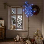 vidaXL Vianočný stromček 200 LED 2,2 m modrý vŕba vnútorný vonkajší - cena, srovnání