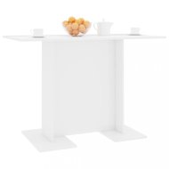 vidaXL Jedálenský stôl 110x60 cm Biela lesk 800249 - cena, srovnání