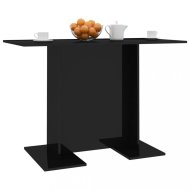 vidaXL Jedálenský stôl 110x60 cm Čierna lesk 800250 - cena, srovnání