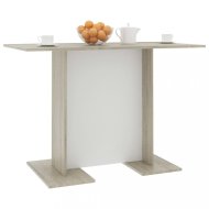 vidaXL Jedálenský stôl 110x60 cm Dub sonoma / biela 800248 - cena, srovnání