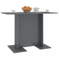 vidaXL Jedálenský stôl 110x60 cm Sivá lesk 800251 - cena, srovnání