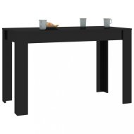 vidaXL Jedálenský stôl 120x60 cm Čierna lesk 800439 - cena, srovnání
