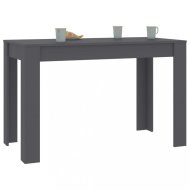 vidaXL Jedálenský stôl 120x60 cm Sivá lesk 800440 - cena, srovnání