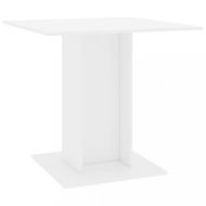 vidaXL Jedálenský stôl 80x80 cm Biela lesk 800258 - cena, srovnání