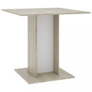 vidaXL Jedálenský stôl 80x80 cm Dub sonoma / biela 800257 - cena, srovnání