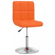 vidaXL Kancelárska stolička umelá koža / chróm Oranžová 334176 - cena, srovnání