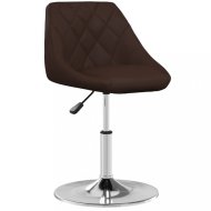 vidaXL Kancelárska stolička umelá koža / chróm Hnedá 335152 - cena, srovnání