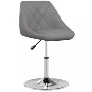 vidaXL Kancelárska stolička umelá koža / chróm Sivá 335154 - cena, srovnání