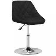 vidaXL Kancelárska stolička umelá koža / chróm Čierna 335150 - cena, srovnání