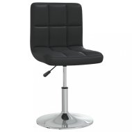 vidaXL Kancelárska stolička umelá koža / chróm Čierna 334170 - cena, srovnání