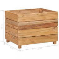 vidaXL Záhradný kvetináč teakové drevo 50x40x38 cm 47421 - cena, srovnání