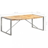 vidaXL Jedálenský stôl hnedá / sivá 200x100x75 cm 321565 - cena, srovnání