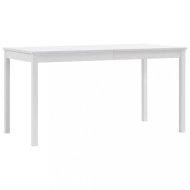 vidaXL Jedálenský stôl masívne drevo Biela 283399 - cena, srovnání