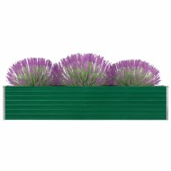 vidaXL Záhradný kvetináč pozinkovaná oceľ 320x40x45 cm Zelená 47053 - cena, srovnání