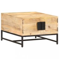 vidaXL Konferenčný stolík drevo / kov Mangovníkové drevo 320375 - cena, srovnání