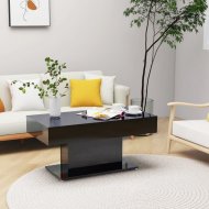 vidaXL Konferenčný stolík DTD Čierna lesk 806838 - cena, srovnání