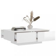 vidaXL Konferenčný stolík DTD Biela lesk 804181 - cena, srovnání