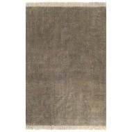 vidaXL Kilim Koberec z bavlny 120x180cm sivo-hnedý - cena, srovnání