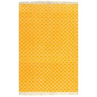 vidaXL Kilim koberec žltý 120x180cm bavlnený vzorovaný - cena, srovnání