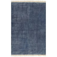 vidaXL Kilim Koberec z bavlny 200x290cm modrý - cena, srovnání