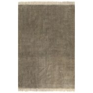 vidaXL Kilim Koberec z bavlny 160x230cm sivo-hnedý - cena, srovnání