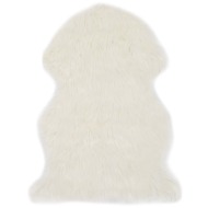 vidaXL Koberec umelá ovčia koža biely 60x90cm - cena, srovnání