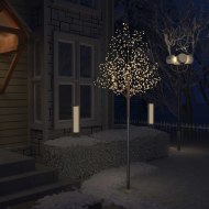 vidaXL Vianočný stromček 600 LED teplé biele svetlo kvety čerešne 300cm - cena, srovnání