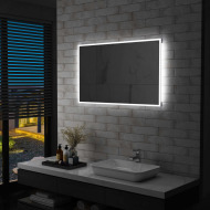 vidaXL Kúpeľňové LED nástenné zrkadlo 100x60 cm - cena, srovnání