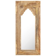 vidaXL Zrkadlo 50x3x110 cm masívne mangovníkové drevo - cena, srovnání